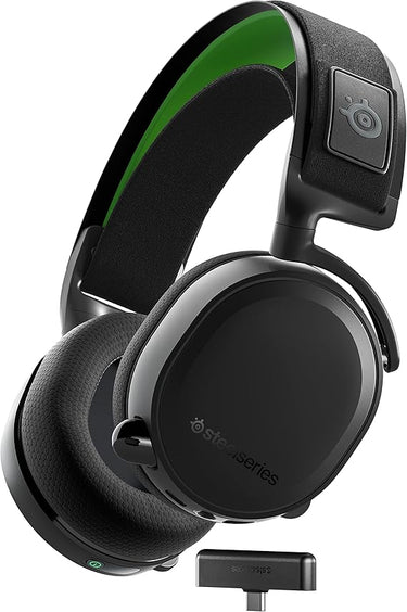 SteelSeries Arctis 7X+ - Wireless Auriculares Gaming - 2,4 GHz sin pérdidas - Batería con 30 Horas de autonomía - USB-C - para Xbox, PC, PS5, PS4, Mac, Android y Switch